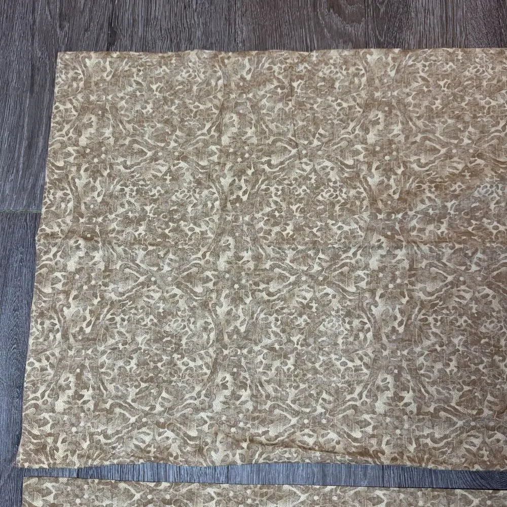 Vintage Ralph Lauren Rossellini Neutral Pair of Standard Pillow Cases